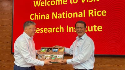 Kementan Jalin Kerjasama Teknologi Pertanian dengan CNRRI, Lembaga Riset Terbesar di China
